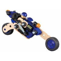 Kit asamblare Motocicleta din lemn MAXIM -Set 65 piese Build and Play Kit asamblare Motocicleta din lemn MAXIM -Set 65 piese Build and Play